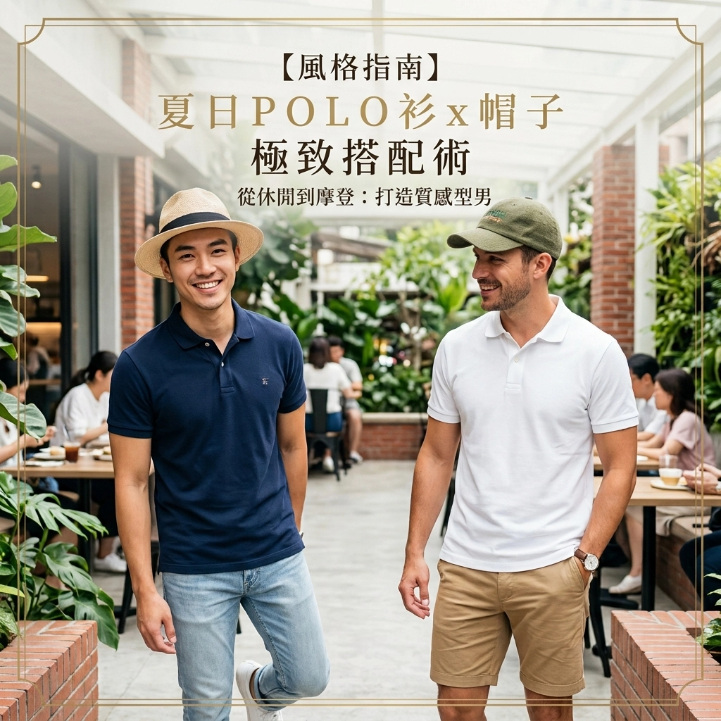 帽子、Polo衫怎麼搭才好看？顏色搭配、版型挑選技巧一次學會，佳利衣帽提供企業服飾帽子客製服務。