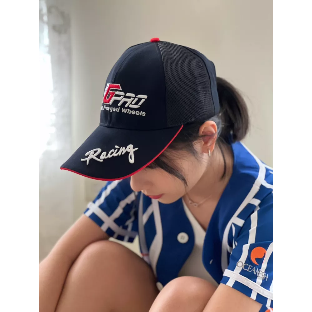 賽車美式風格剪接棒球帽