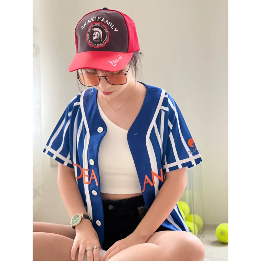 [Akiwei]昇華剪接透氣棒球帽