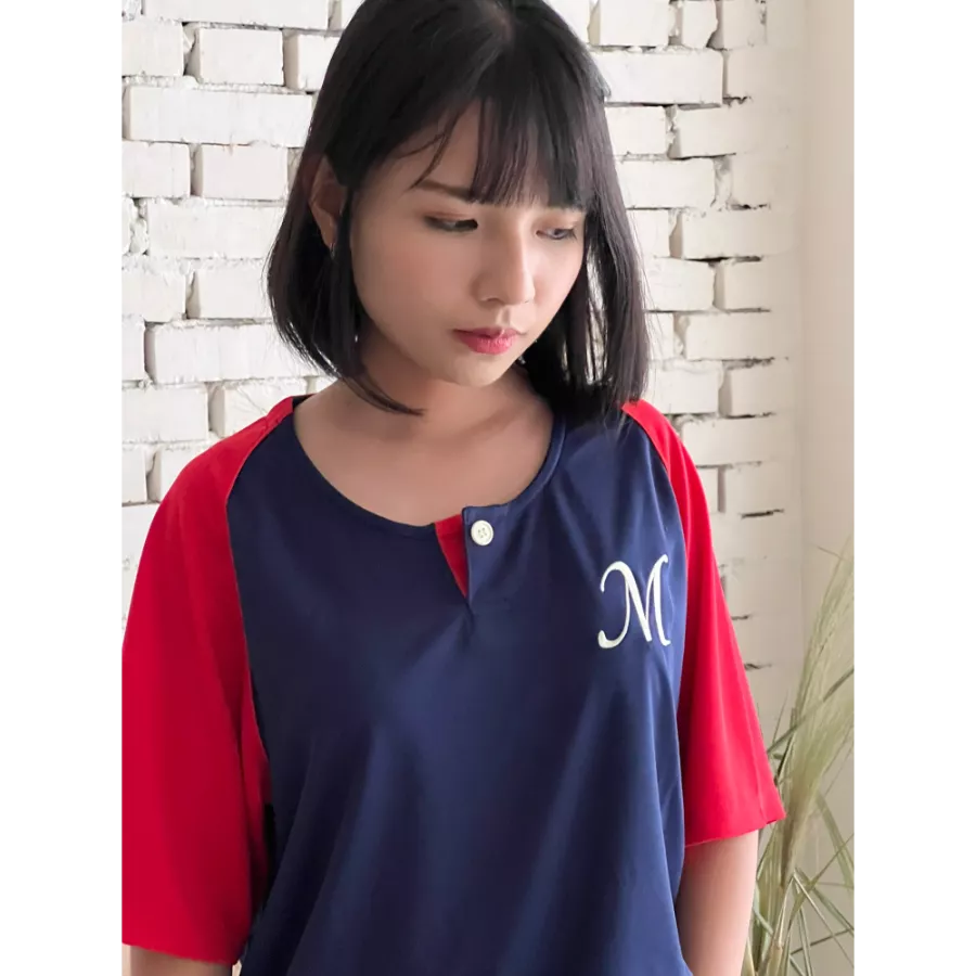 輕量印刷速乾排汗開扣T恤