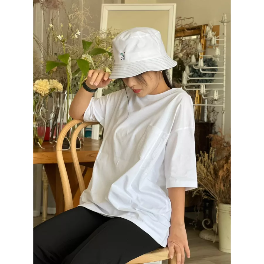 [山姆與傑克]落肩款大圖T恤