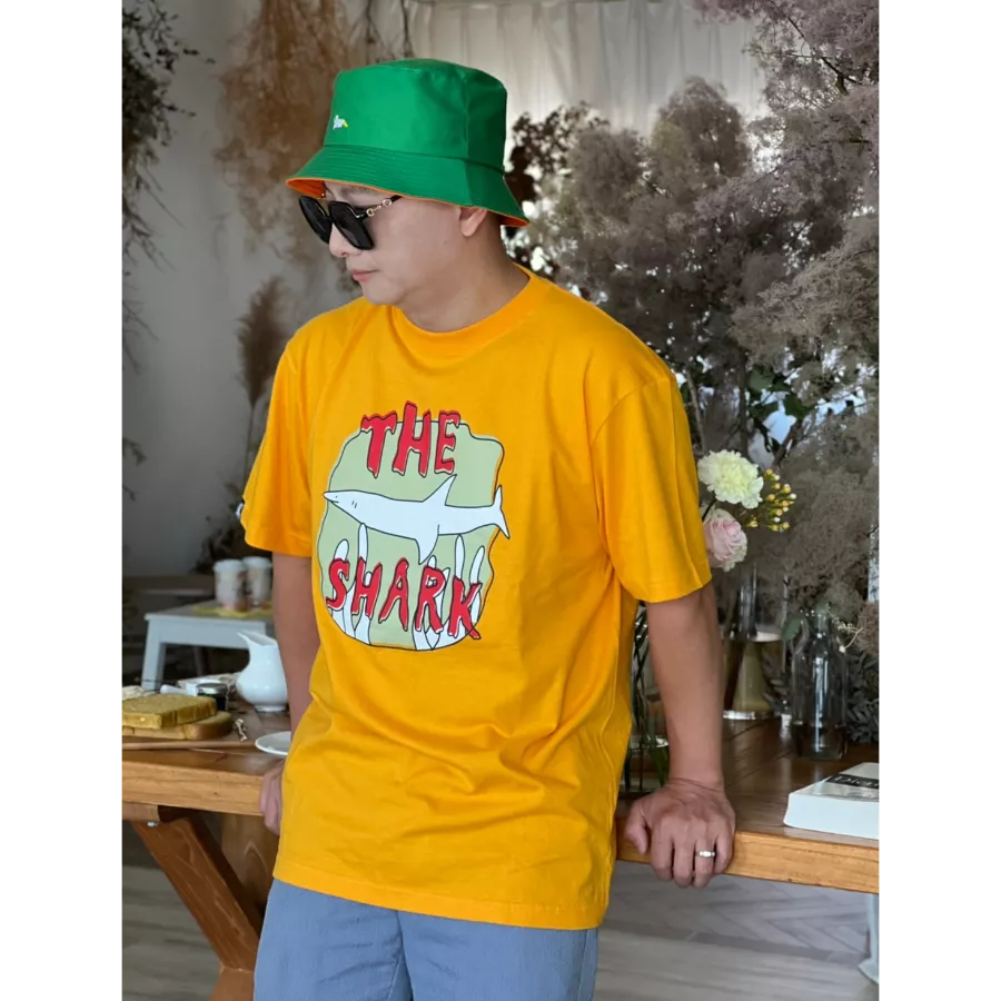 [山姆與傑克]落肩款大圖T恤