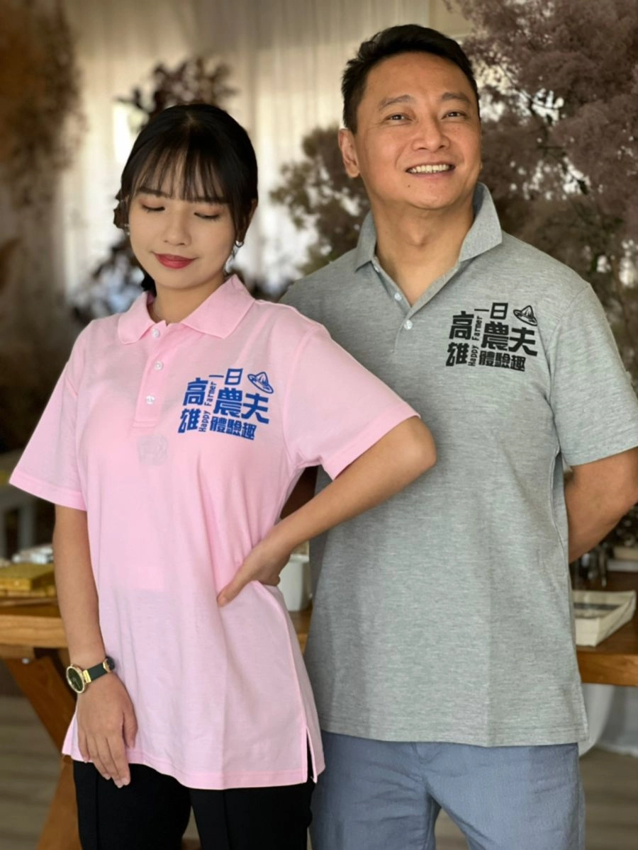 大圖網印簡約POLO衫