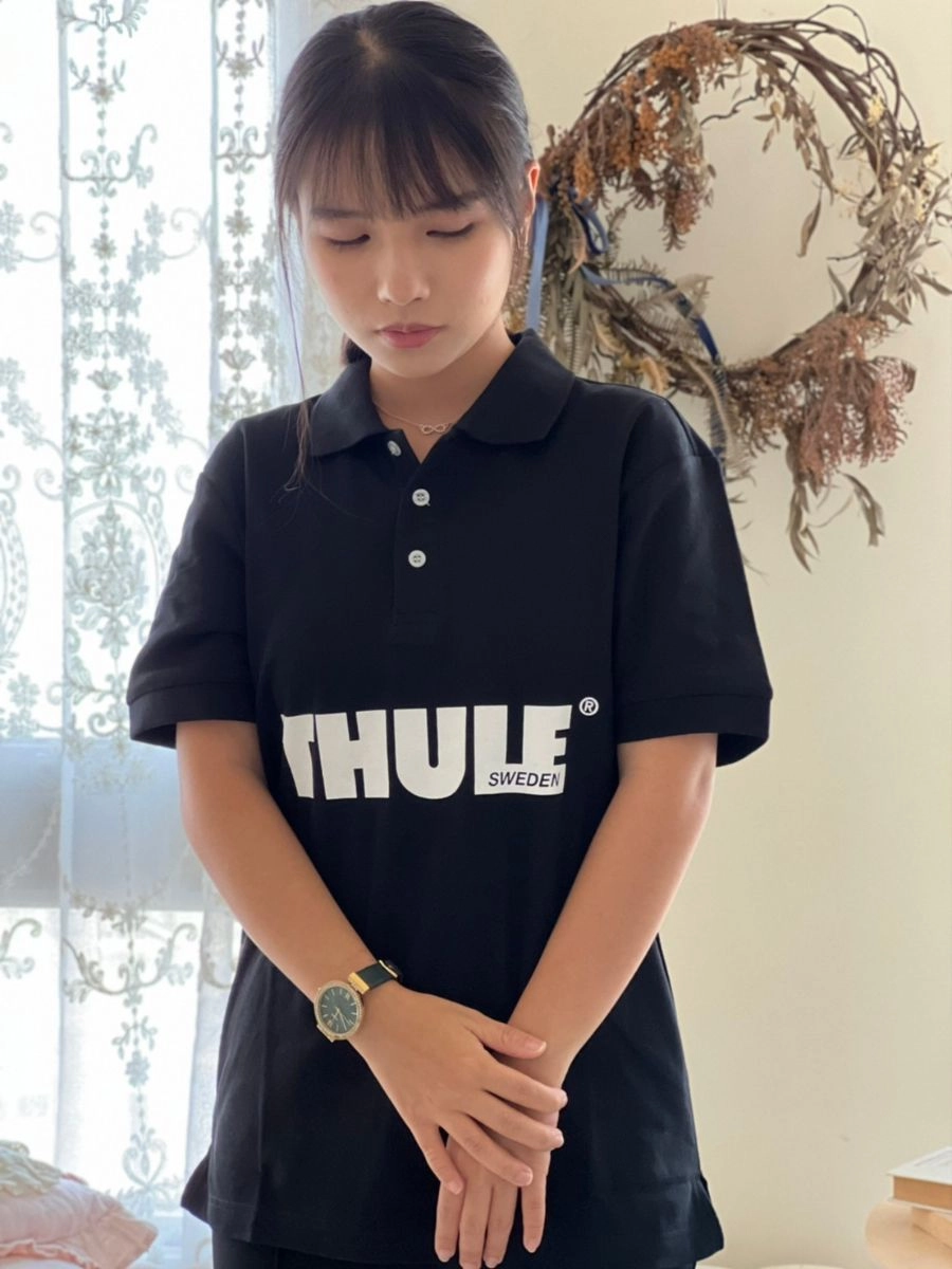 無印風簡約大圖印刷POLO衫