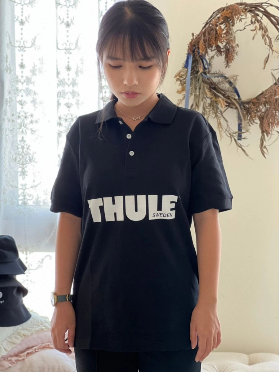 無印風簡約大圖印刷POLO衫