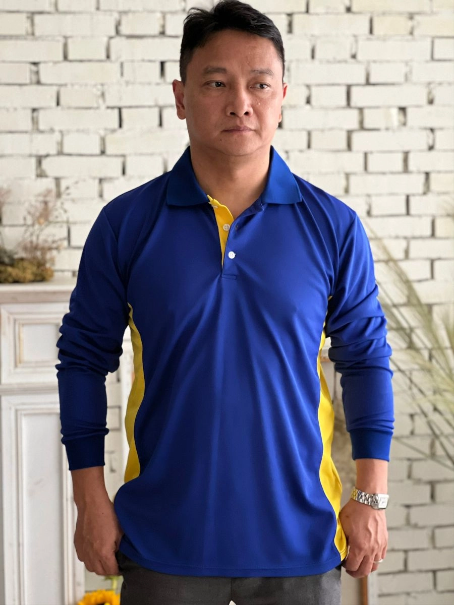 企業剪接配色設計POLO衫