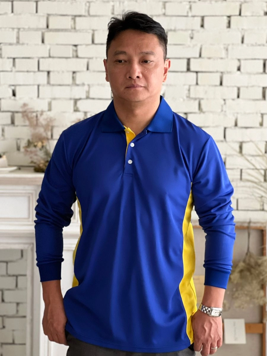 企業剪接配色設計POLO衫