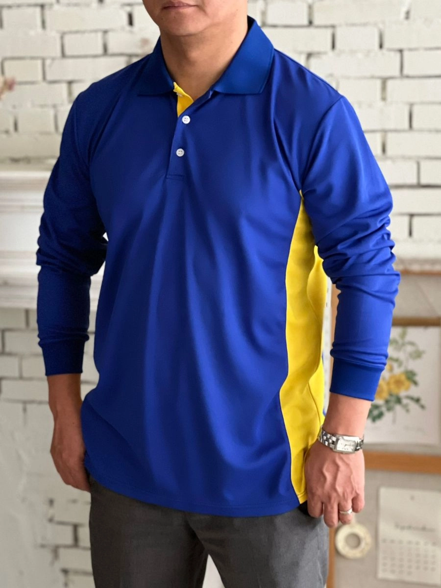 企業剪接配色設計POLO衫