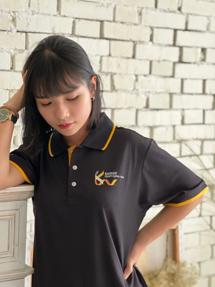 門襟配色轉印POLO衫