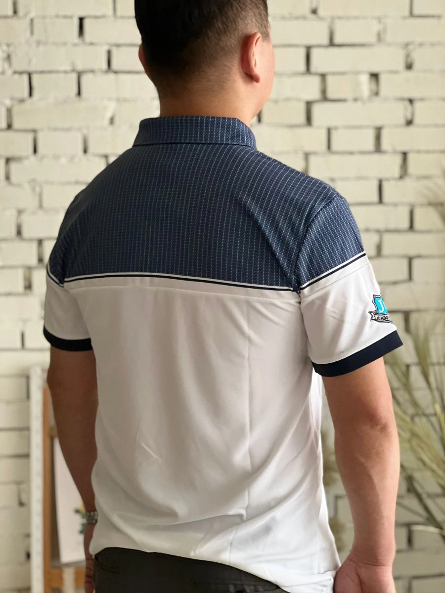 假兩件剪接聯名POLO衫