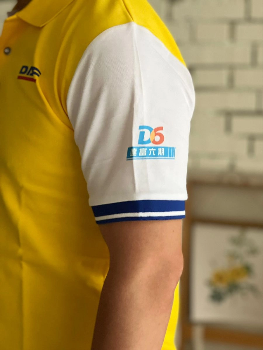 假兩件風剪接POLO衫