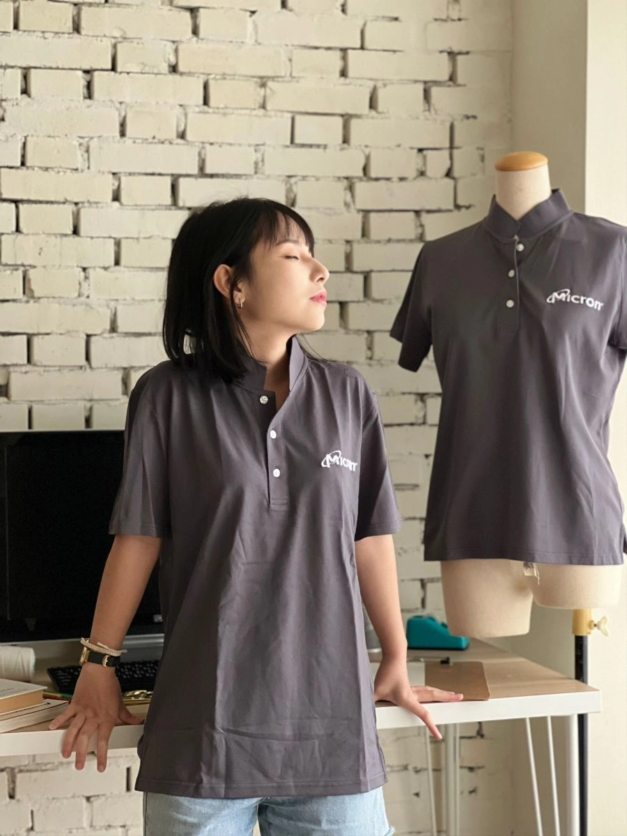 [MICRON]立領設計款POLO衫