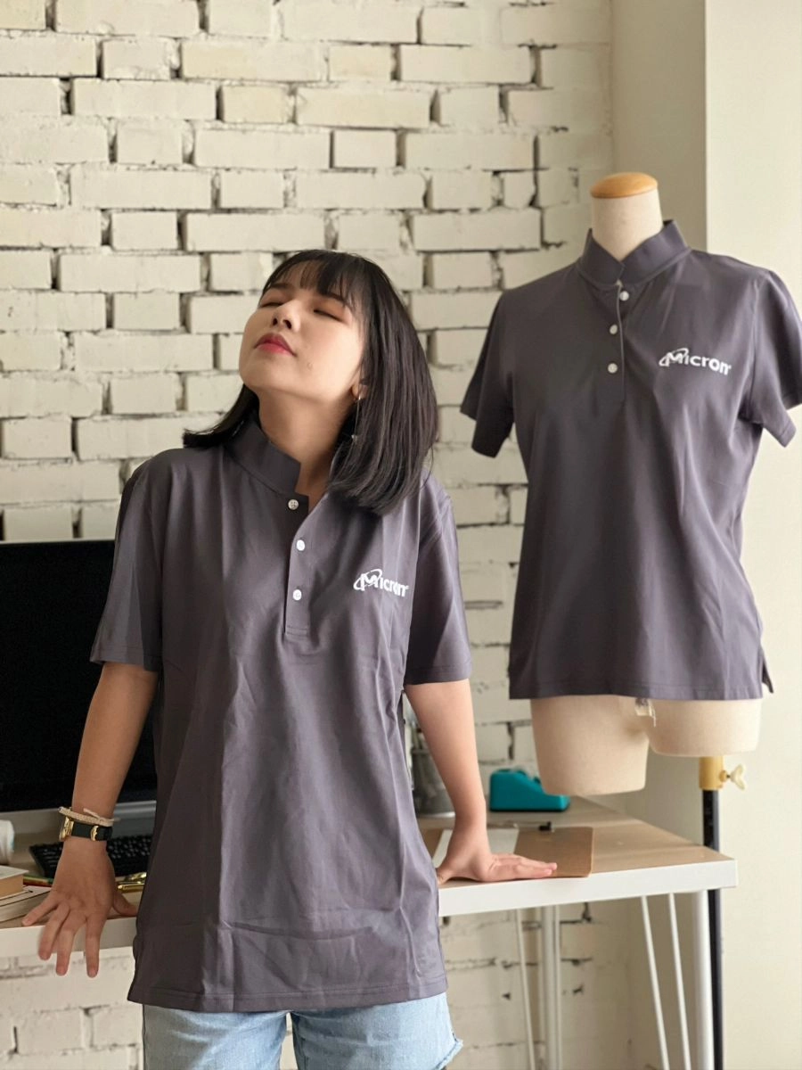 [MICRON]立領設計款POLO衫