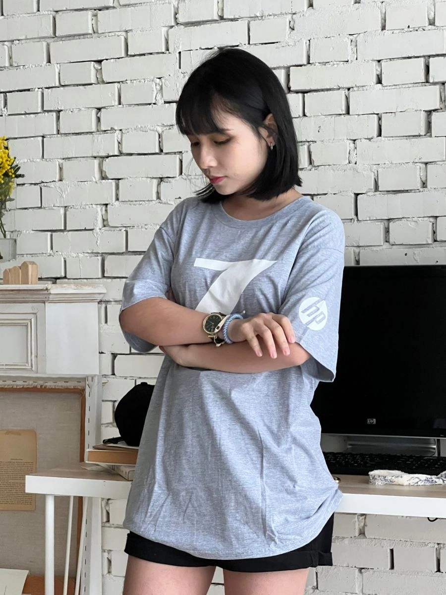 [HP Taiwan]純棉印刷簡約圓T