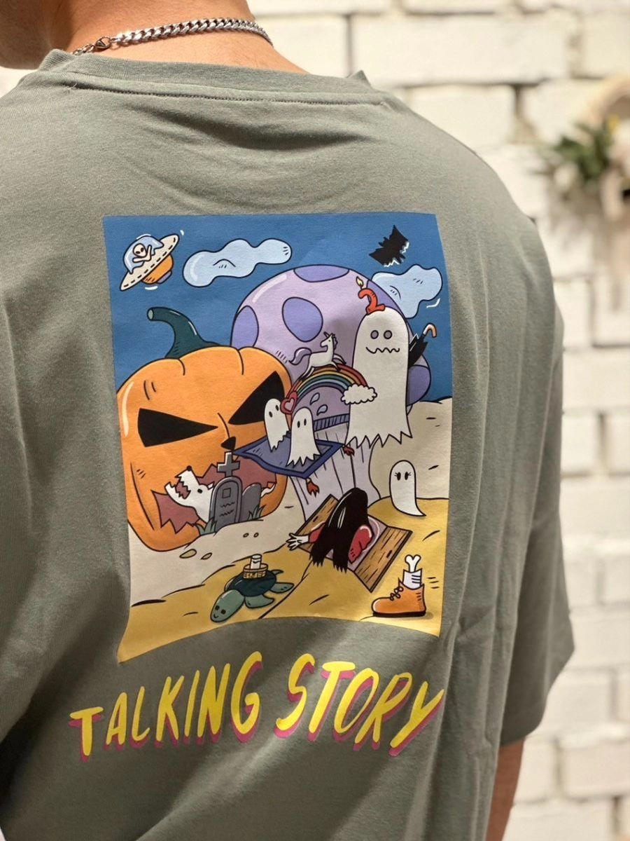 [偷聽史多利]電繡周年紀念圓T