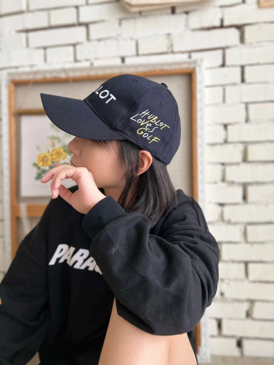 [HUBLOT]斜紋電繡老帽