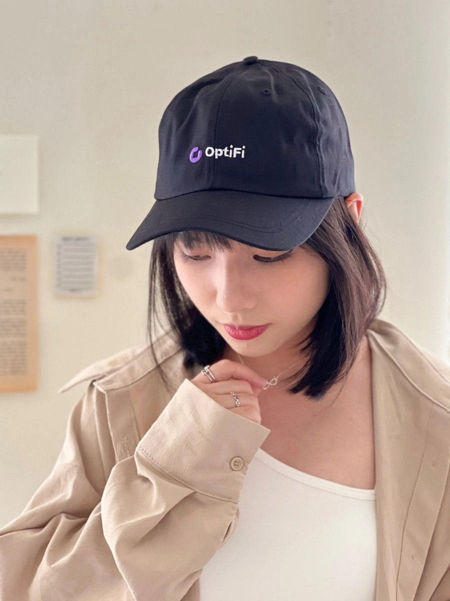 [ OPTIFI ]細斜紋文字電繡老帽