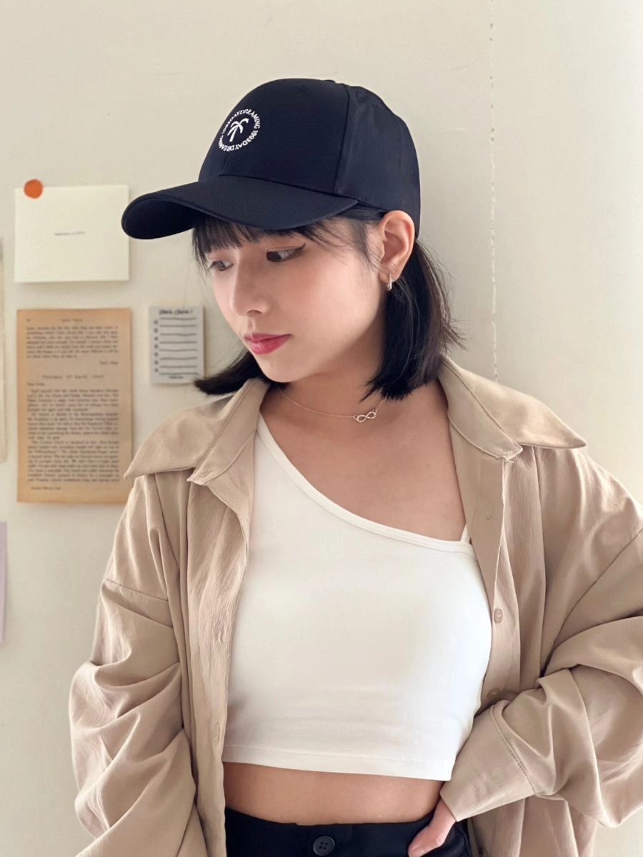 [coconut] 電繡六片老帽 