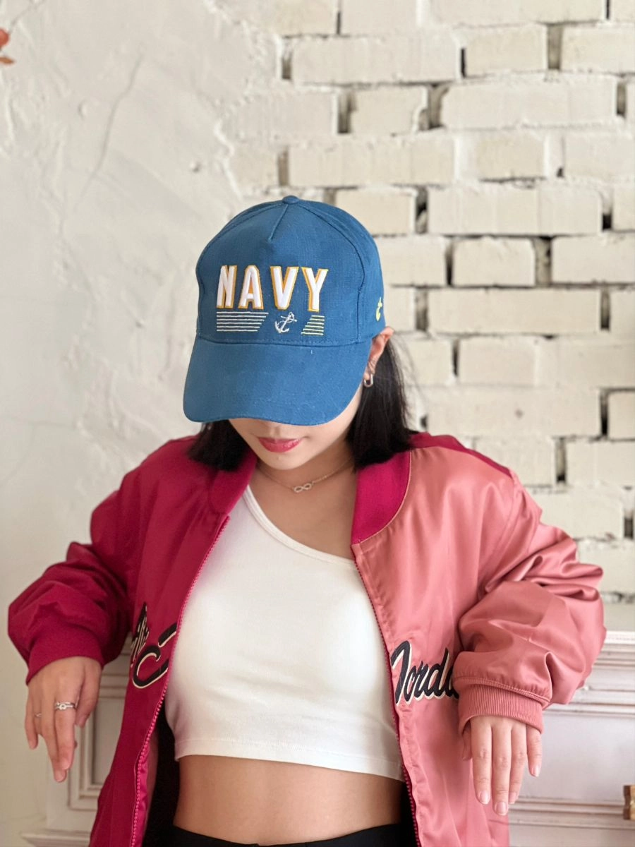 [海軍司令部]立體繡五片帽