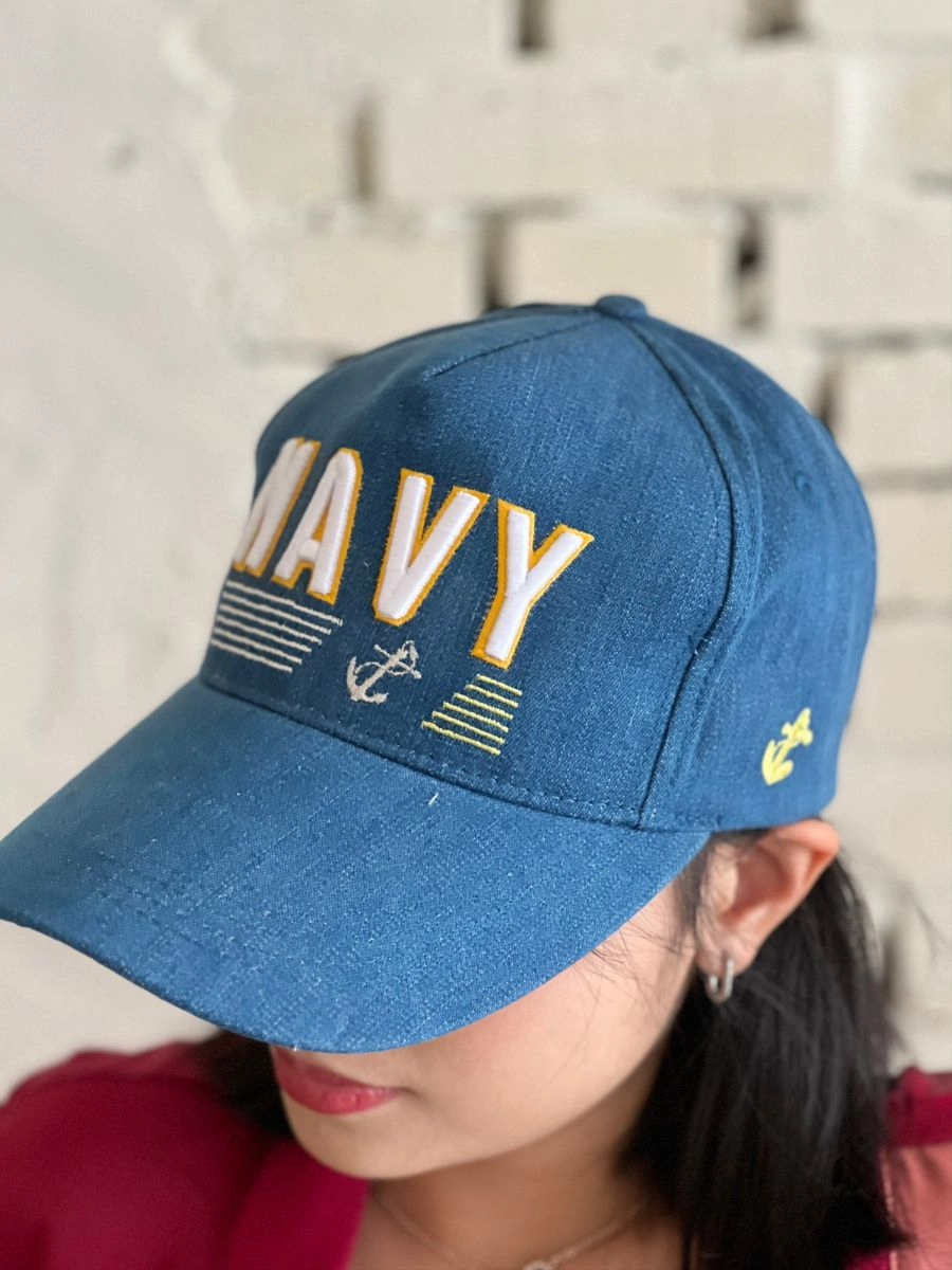 [海軍司令部]立體繡五片帽