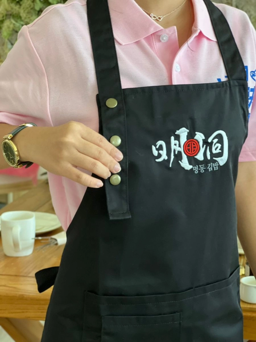 [明洞]綁帶口袋圍裙