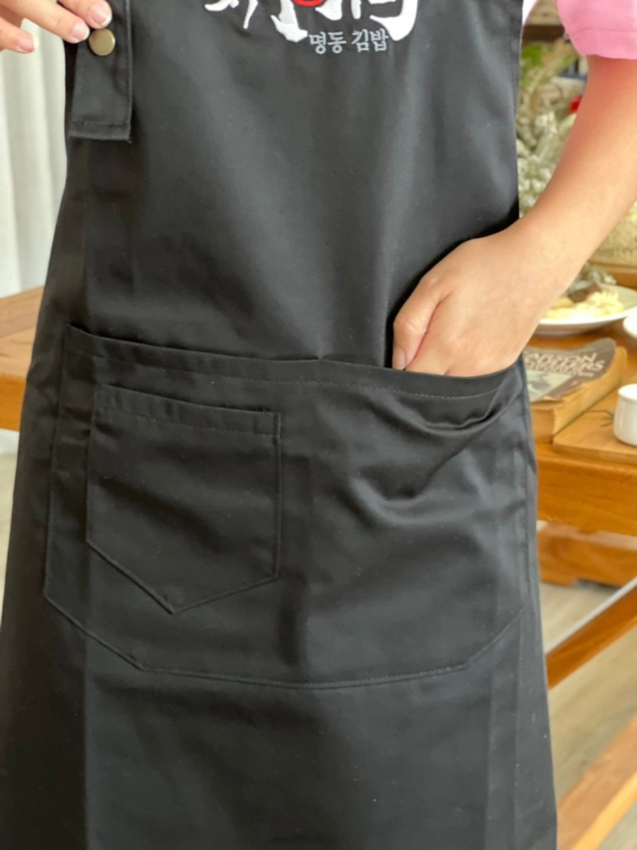 [明洞]綁帶口袋圍裙