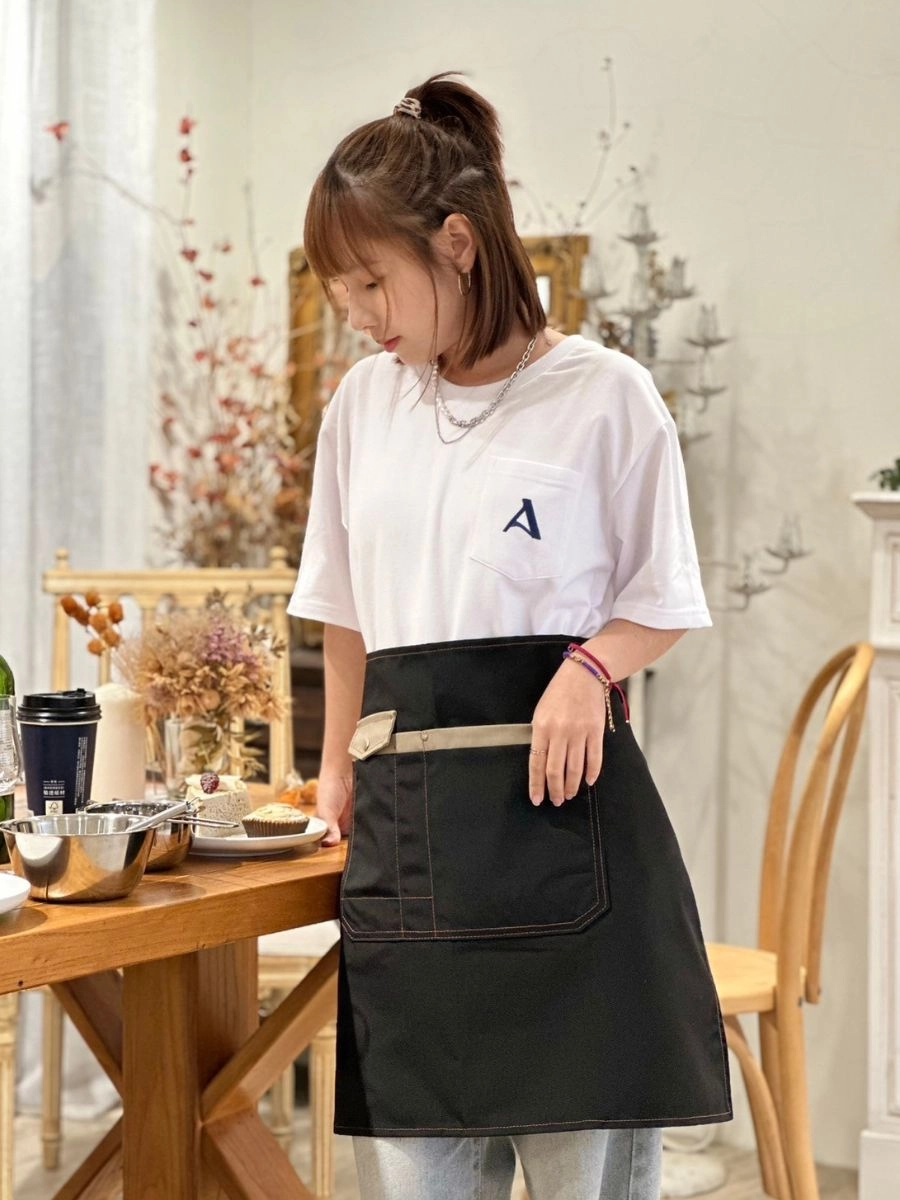 [自訂款]配色口袋圍裙 