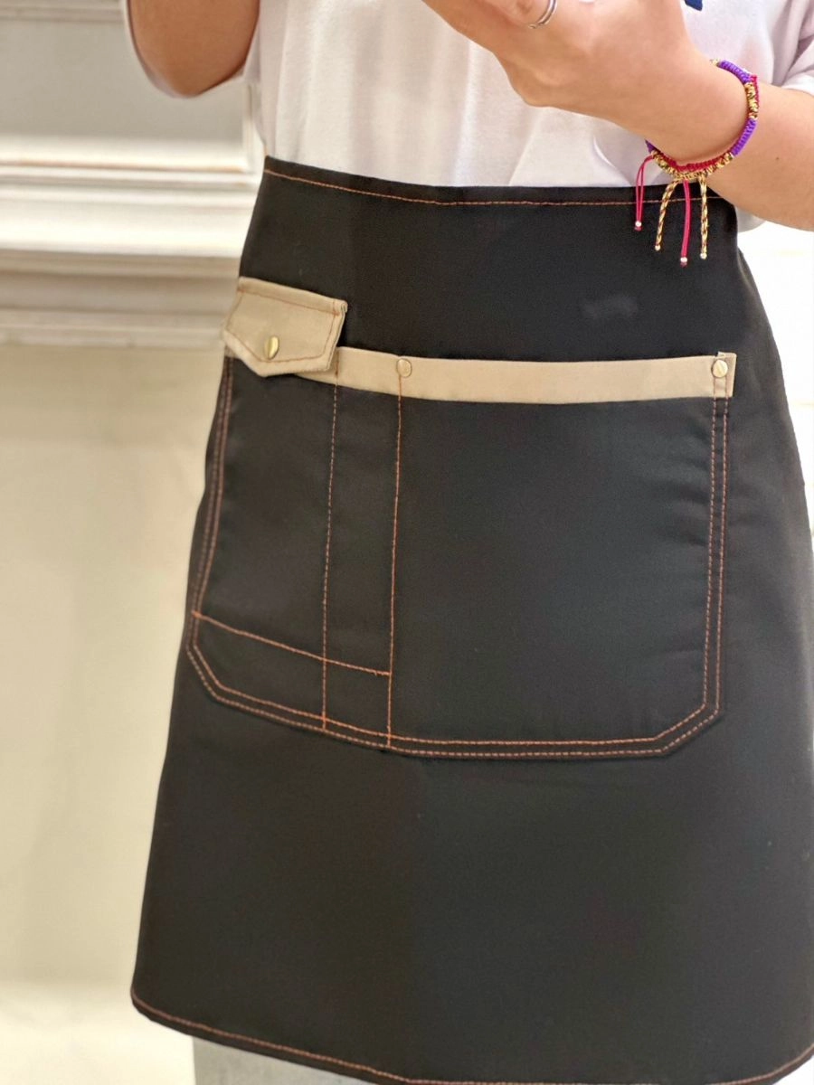 [自訂款]配色口袋圍裙 