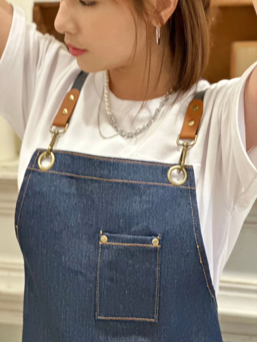 [自訂款]咖啡廳牛仔圍裙 