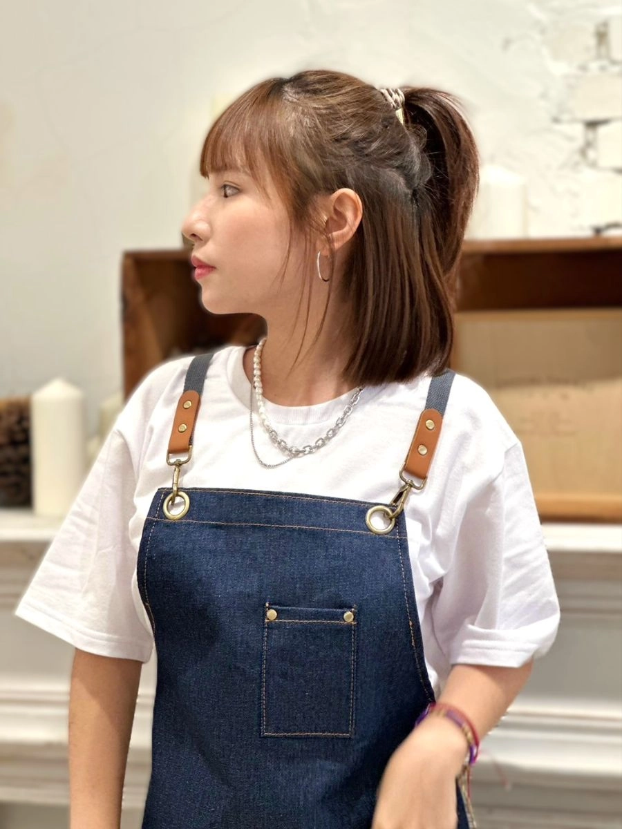 [自訂款]咖啡廳牛仔圍裙 