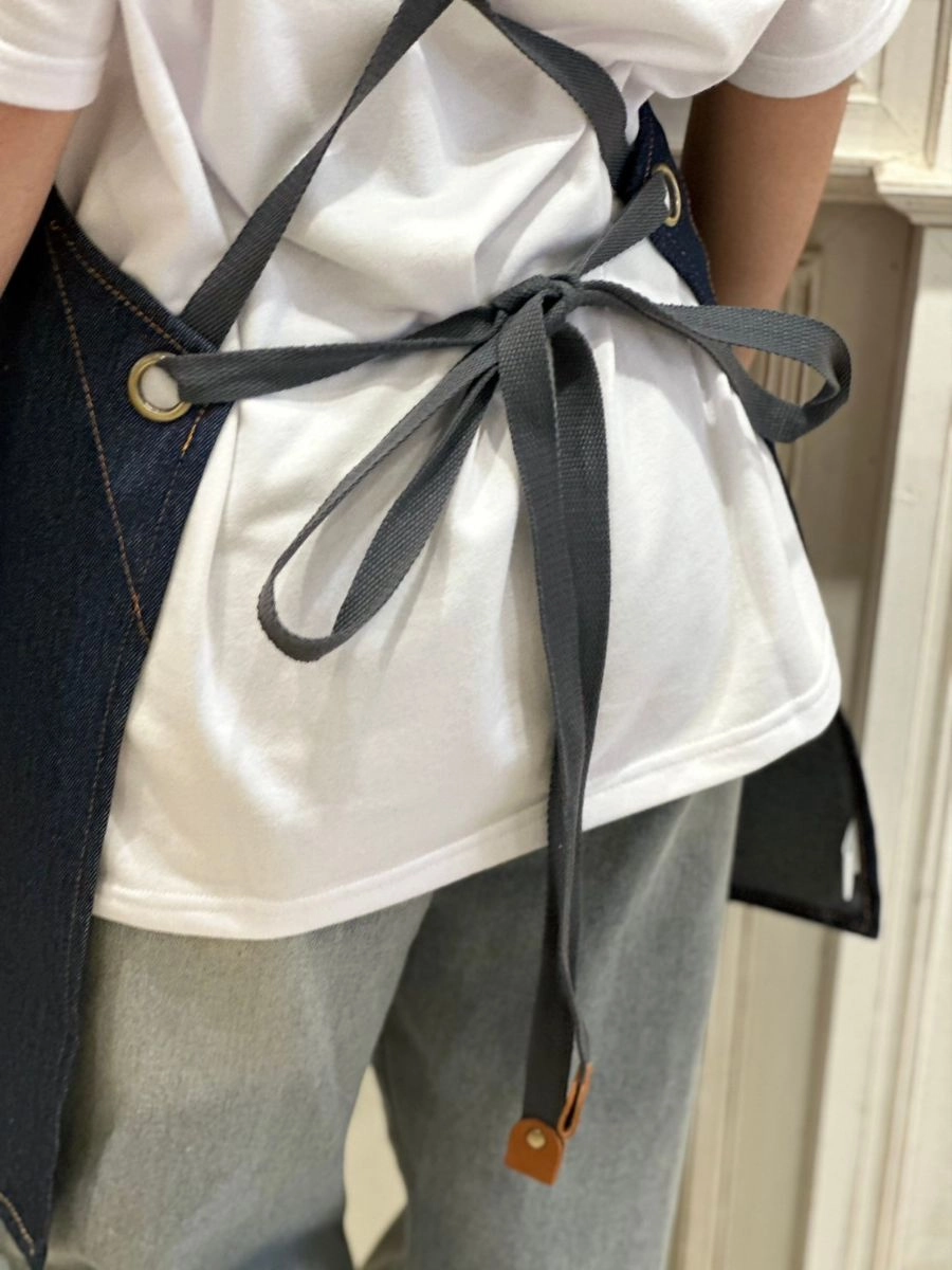 [自訂款]咖啡廳牛仔圍裙 