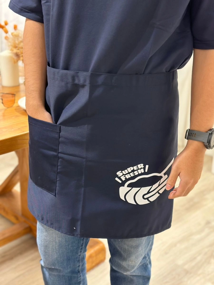 [順億壽司]斜紋口袋圍裙