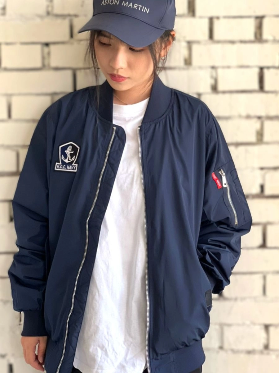 [海軍]電繡臂章飛行外套