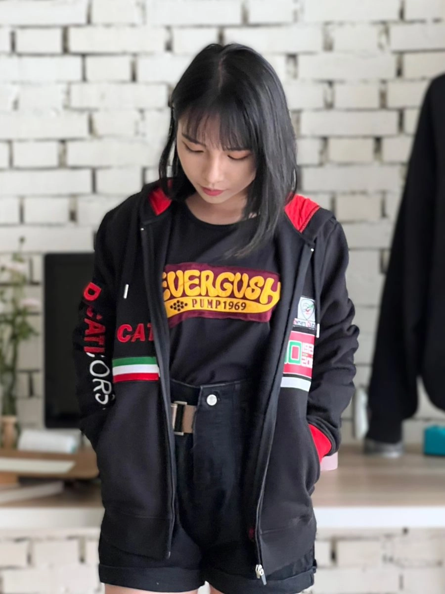 [DUCATI]設計款臂章連帽外套