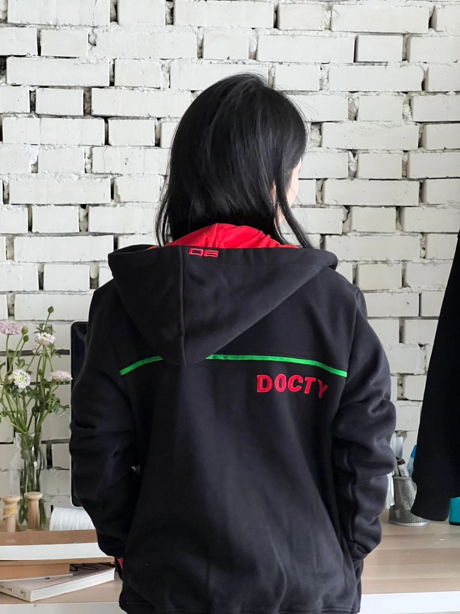 [DUCATI]設計款臂章連帽外套