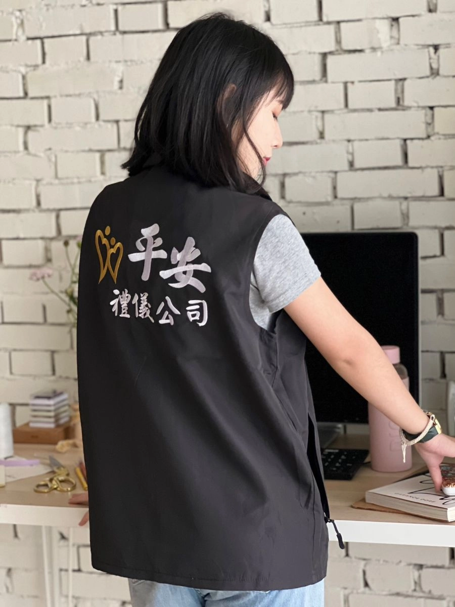 [平安禮儀]電繡設計薄背心