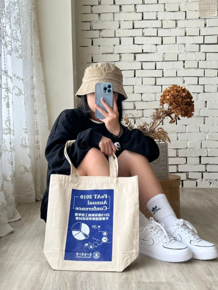 [醫學大學]雙色印刷帆布手提袋