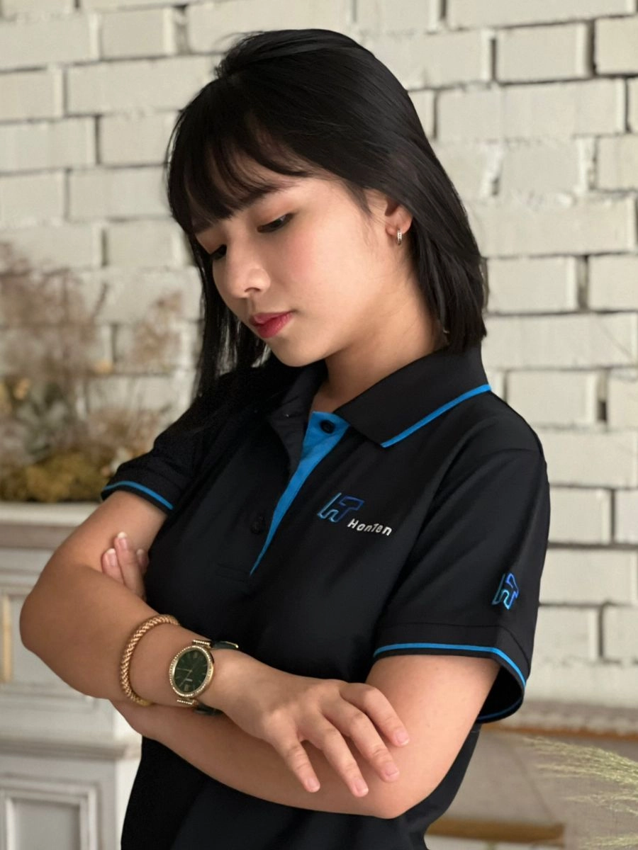 [HonTon]配色款短袖POLO衫