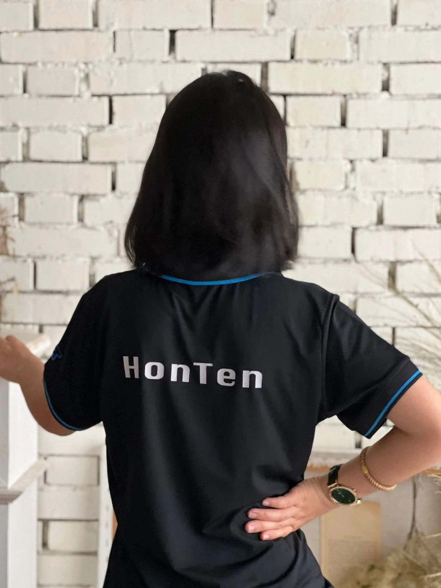 [HonTon]配色款短袖POLO衫