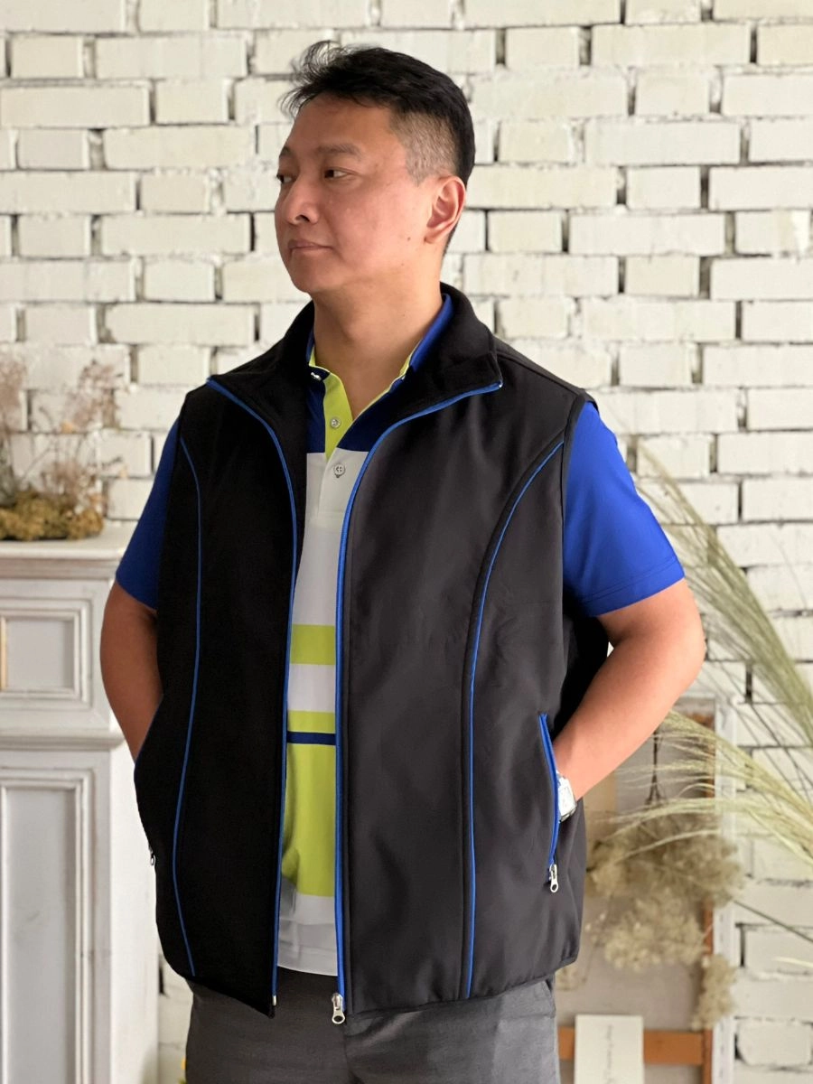 [自訂款]配色設計立領背心