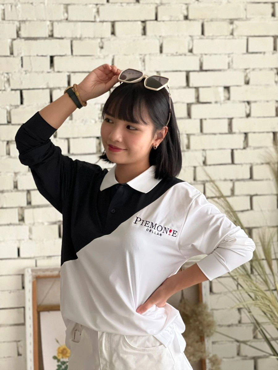 訂製設計款剪接POLO衫