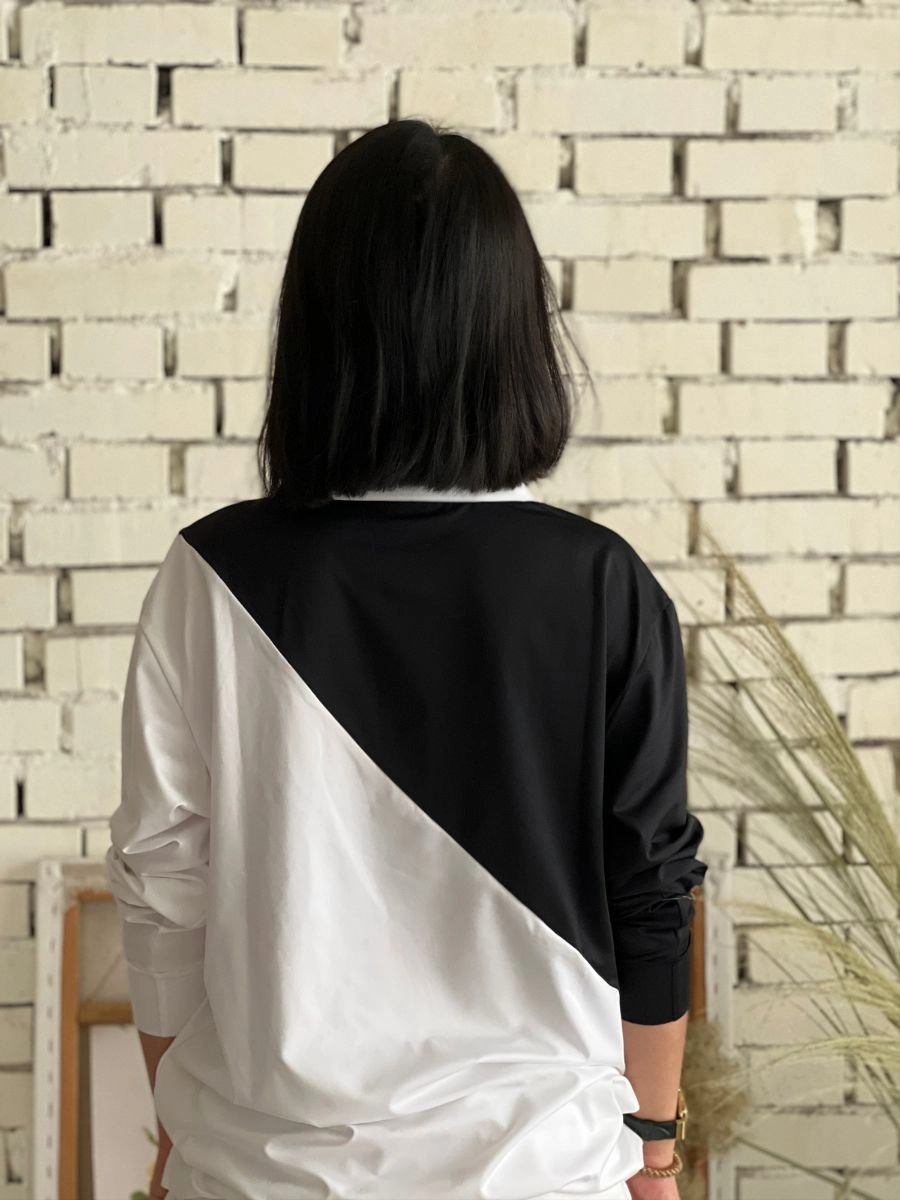 訂製設計款剪接POLO衫