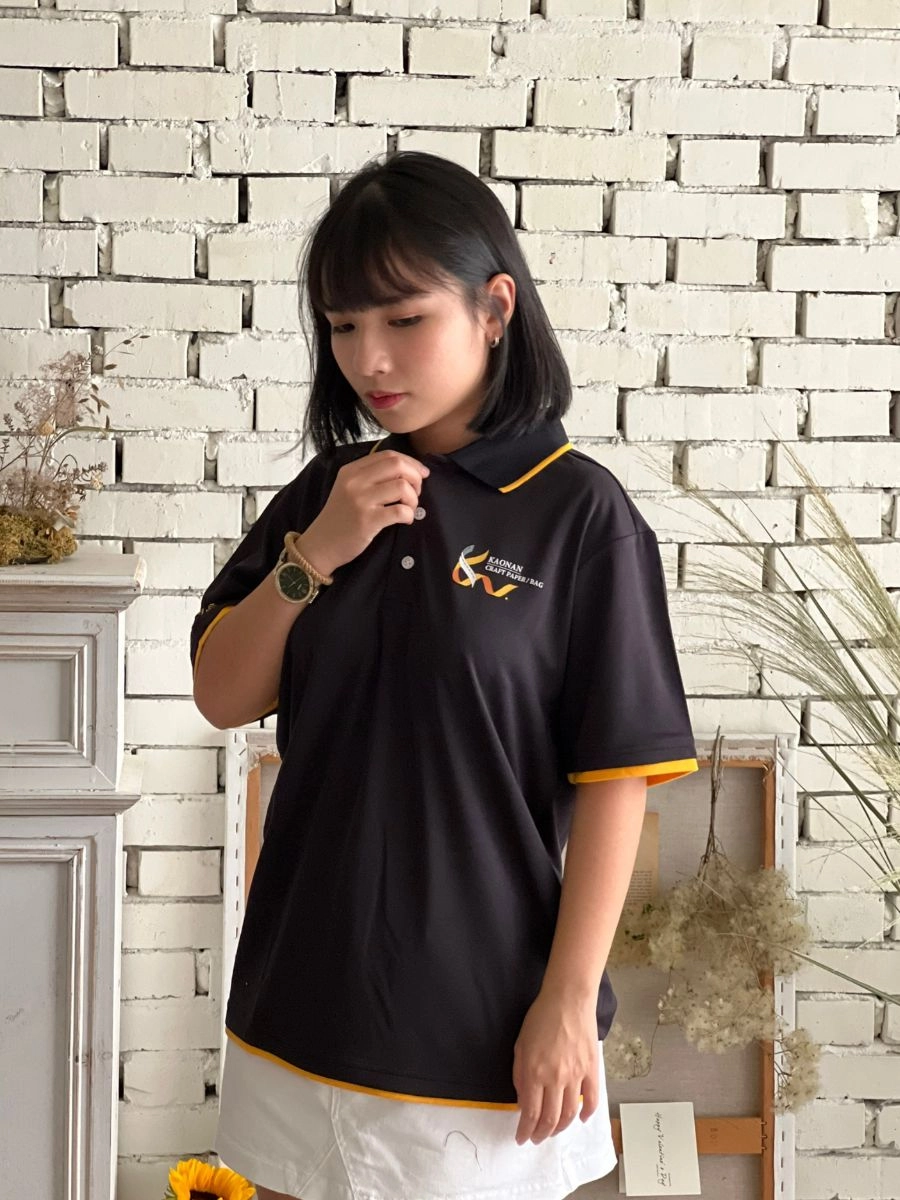 門襟配色轉印POLO衫