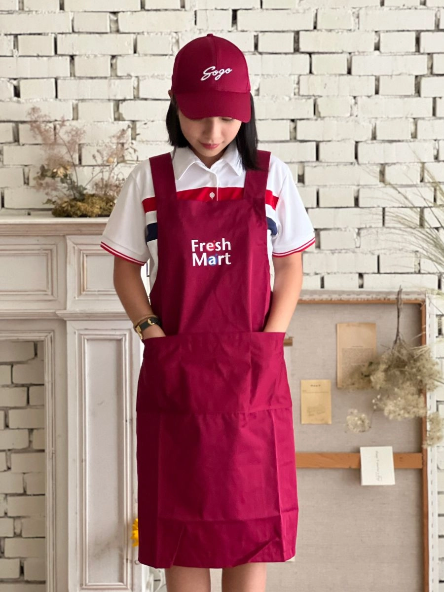 [SOGO]綁帶口袋圍裙