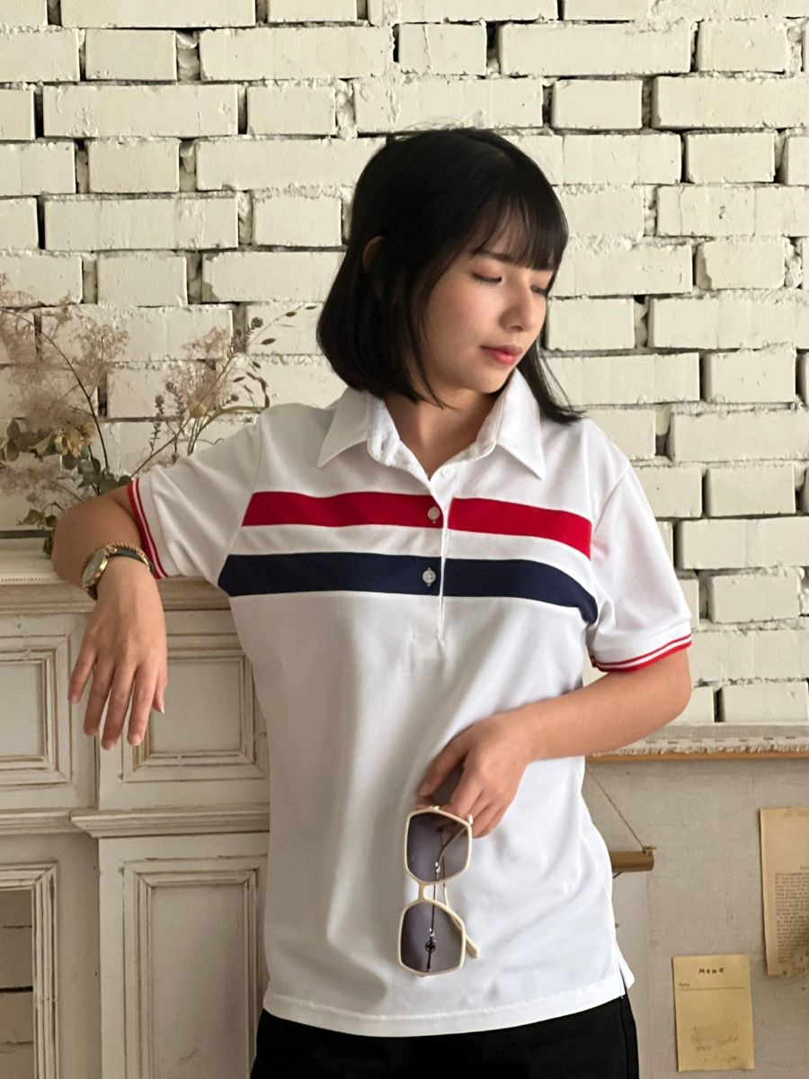 剪接款企業配色設計POLO衫