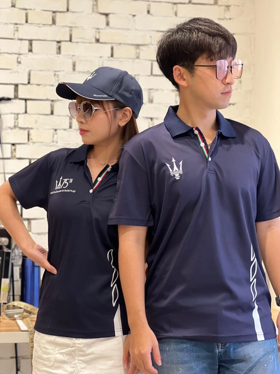 [瑪莎拉蒂]昇華電繡POLO衫