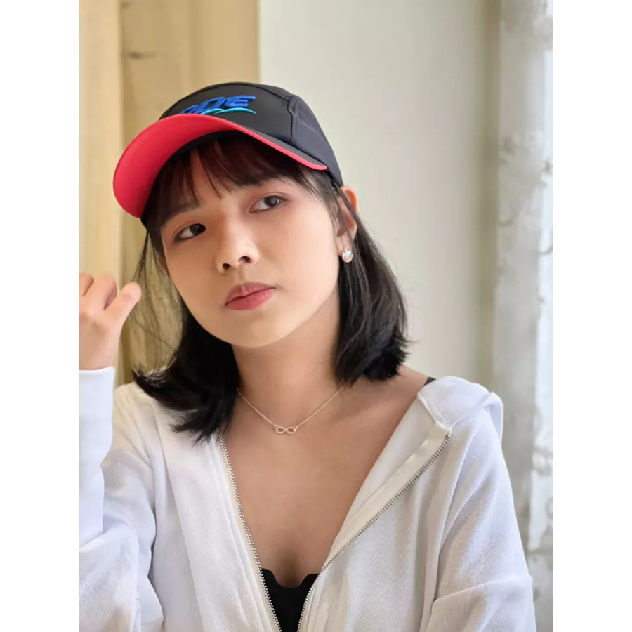 六片設計剪接立體繡帽