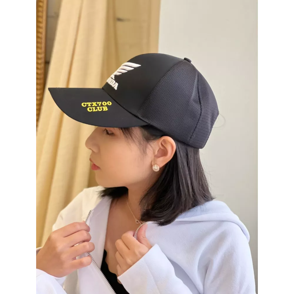 [ HONDA ]立體繡剪接防潑水帽