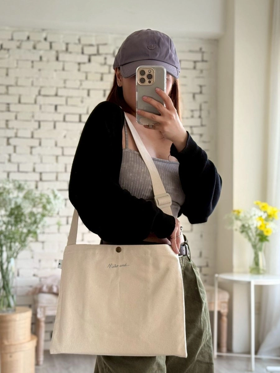 [可調式背帶]印刷款磁吸帆布袋