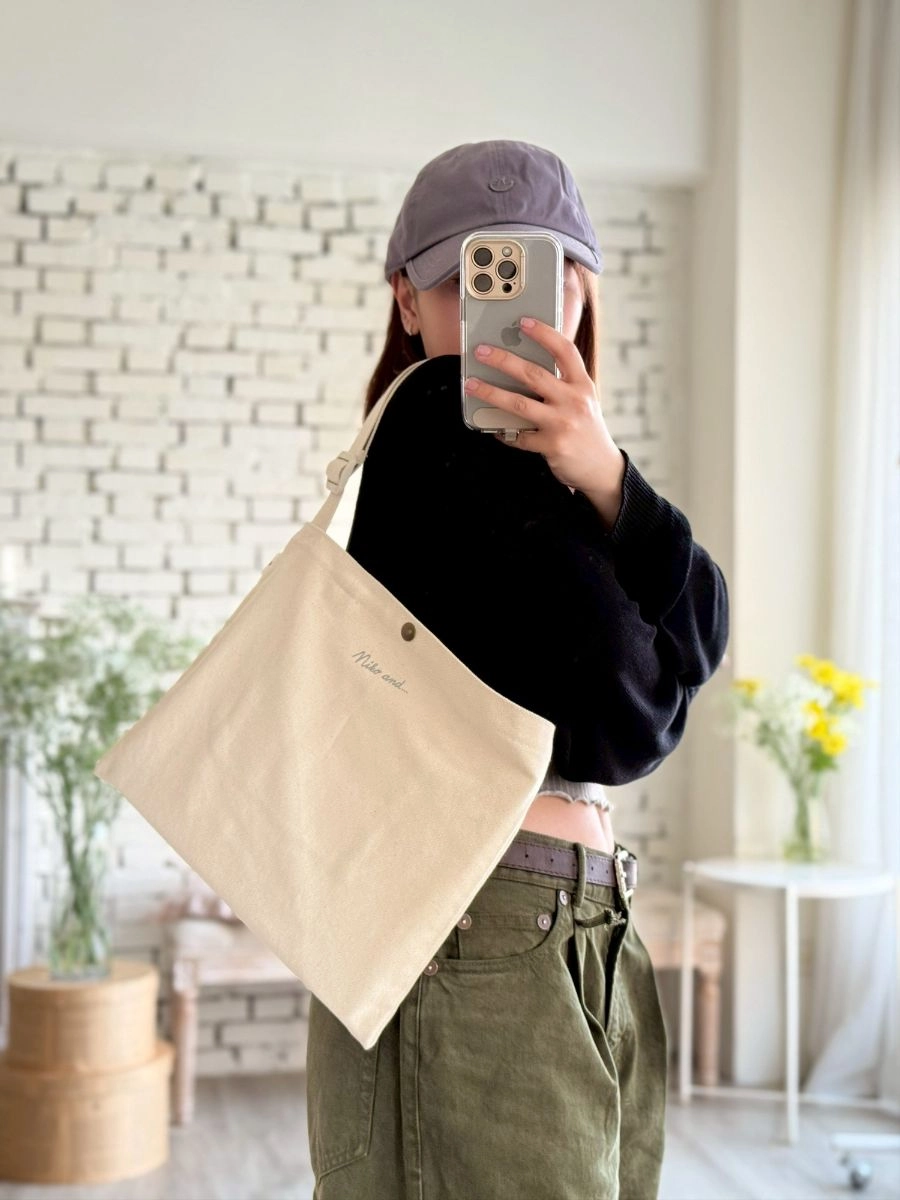 [可調式背帶]印刷款磁吸帆布袋